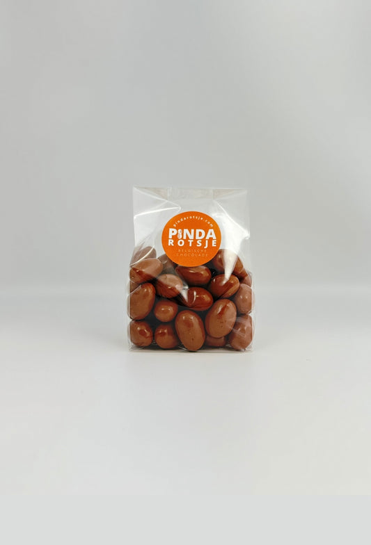 Melk chocolade amandelen 200 gram