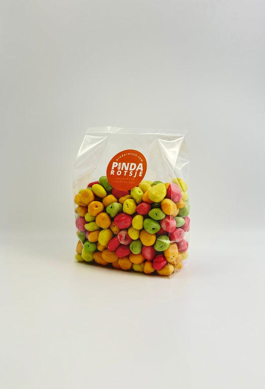 Gekleurde chocolade rozijnen mix 400 gram