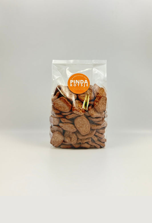 Melk chocolade bananenchips 400 gram