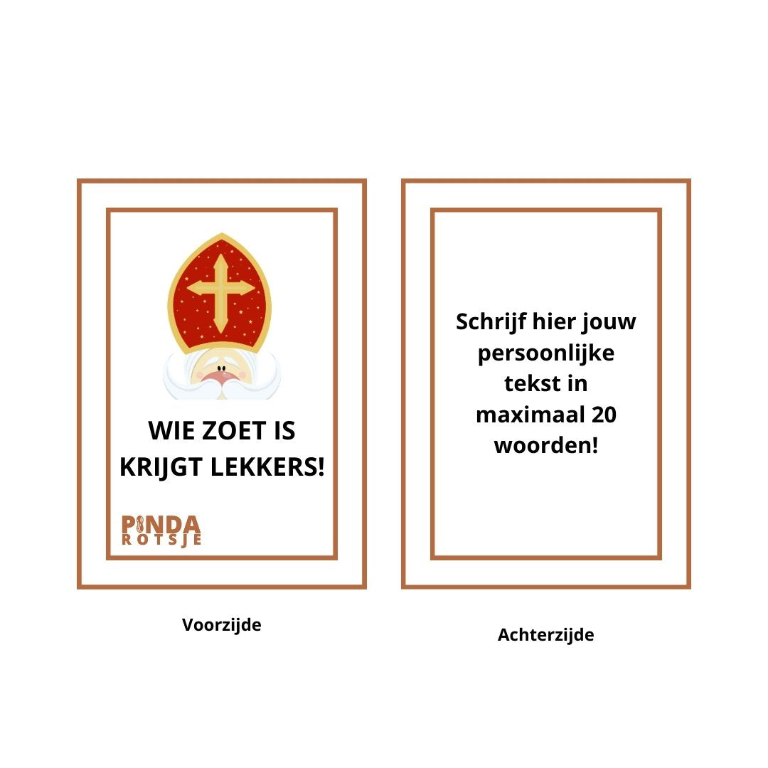 Gepersonaliseerd cadeau sinterklaas