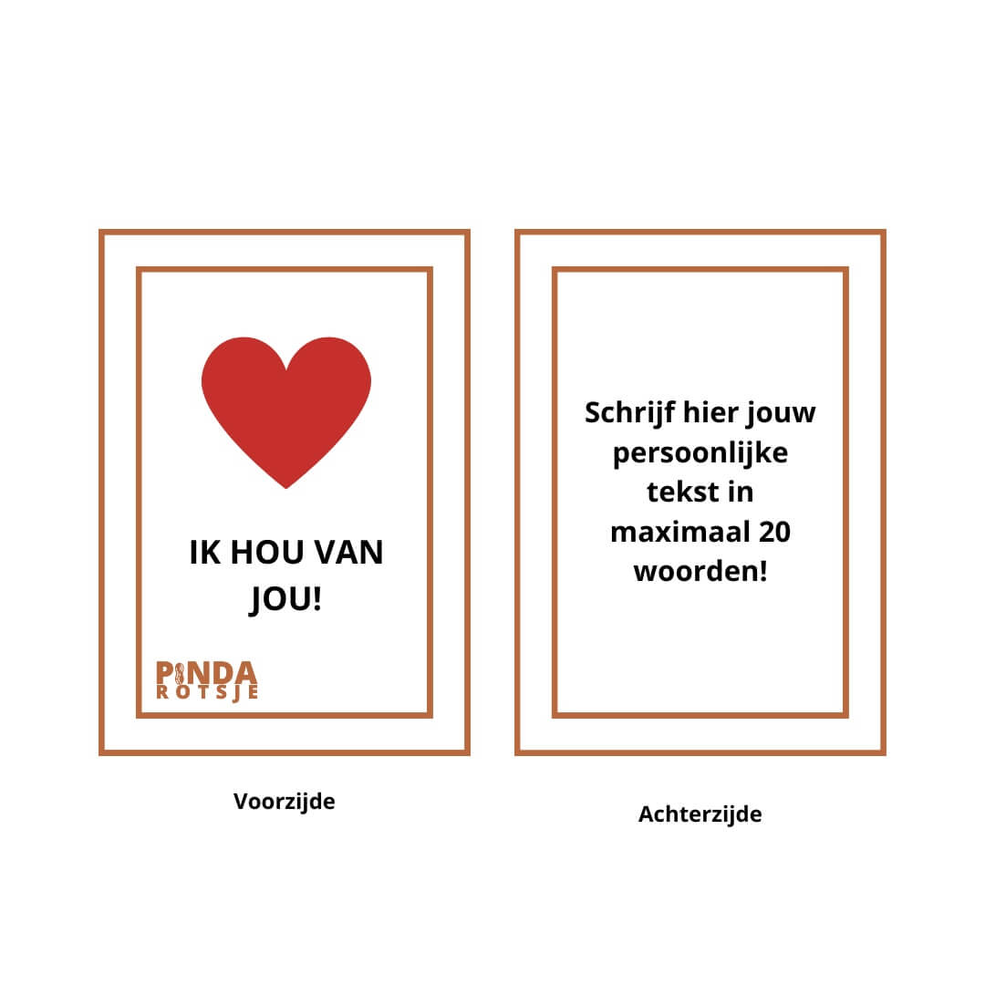 Ik hou van jou cadeau