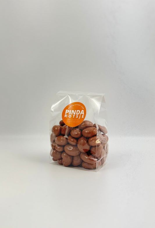 Melk chocolade cashewnoten zak van 200 gram