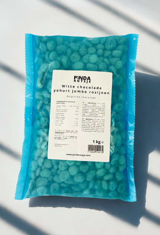 Witte chocolade yoghurt jumbo rozijnen 1 kg