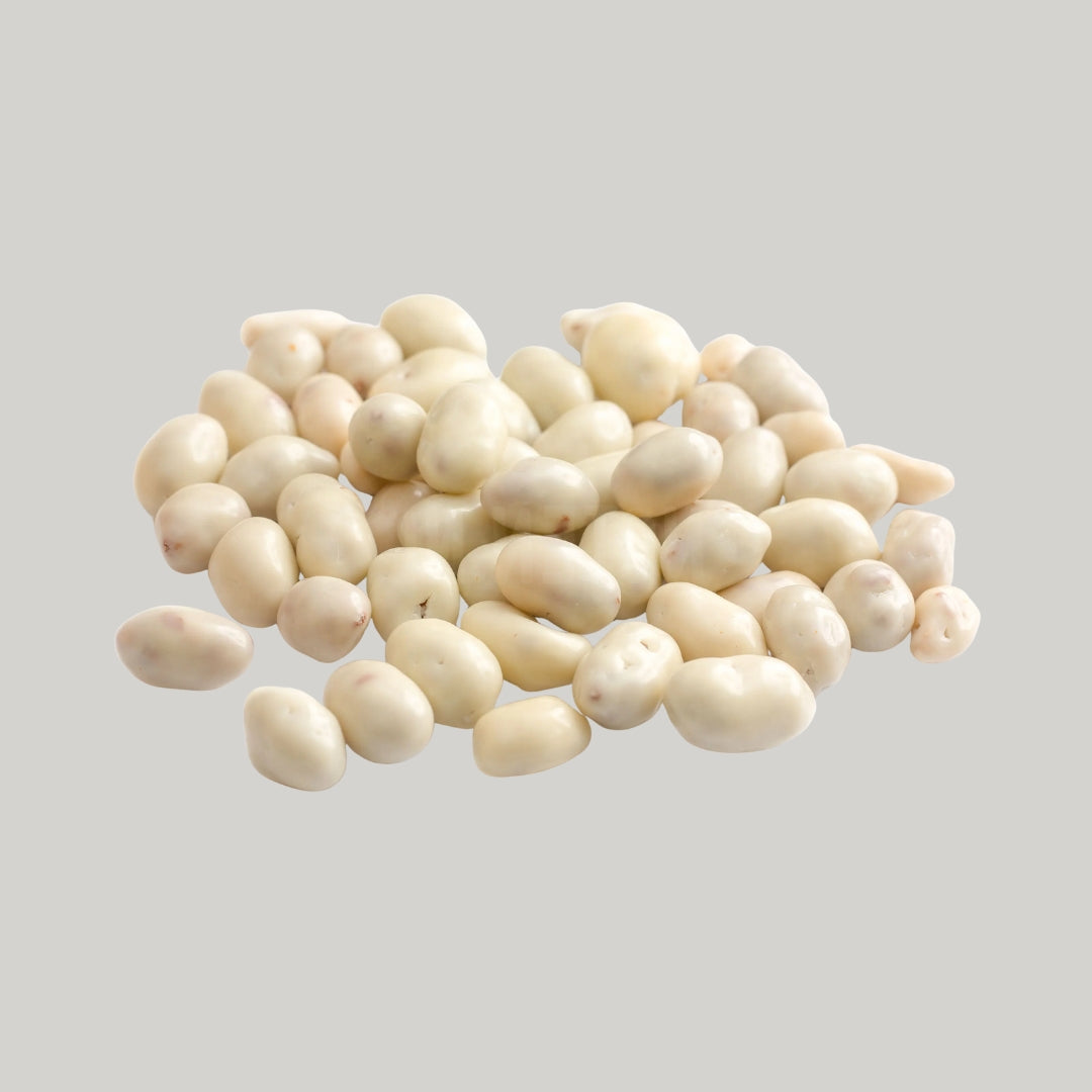 Witte chocolade jumbo pinda's