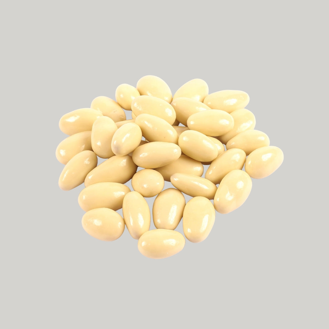 Witte chocolade amandelen
