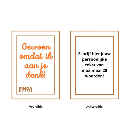 Cadeau gewoon omdat ik aan je denk