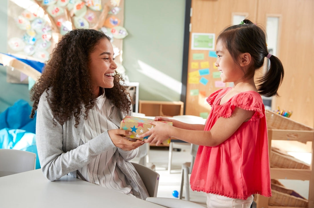Chocolade bedankjes voor juffen en meesters