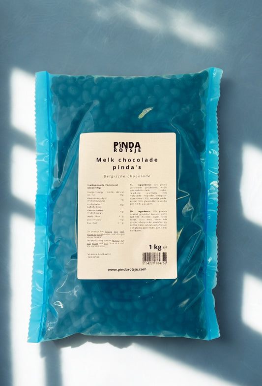 Melk chocolade pinda's 1 kg