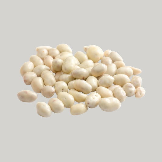 Witte chocolade jumbo pinda's